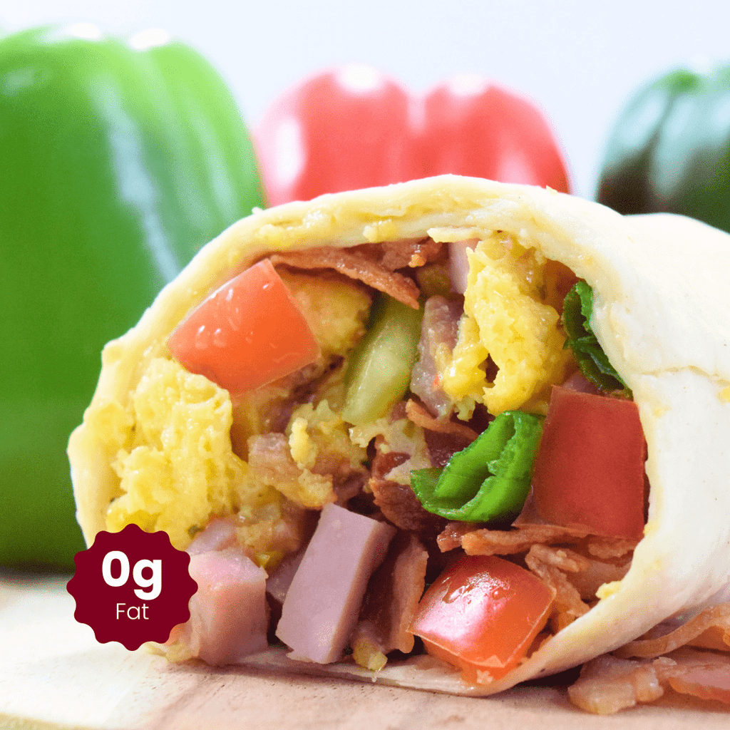 WiO Breakfast Burrito Egg, Ham & Bacon