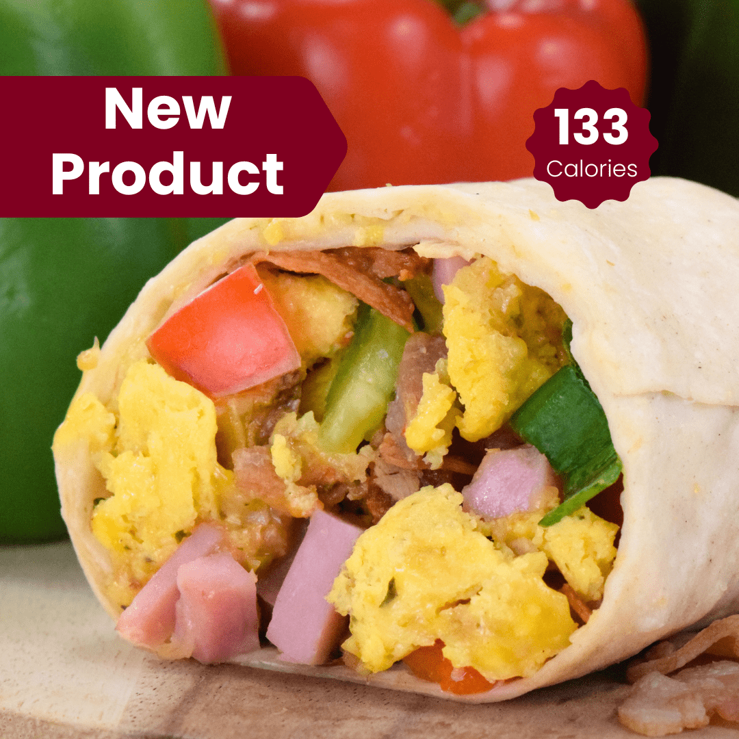 WiO Breakfast Burrito Egg, Ham & Bacon