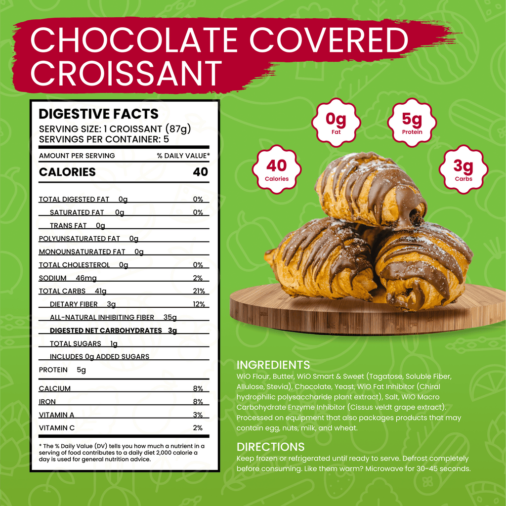 WiO Chocolate Covered Croissants (5-Pack)