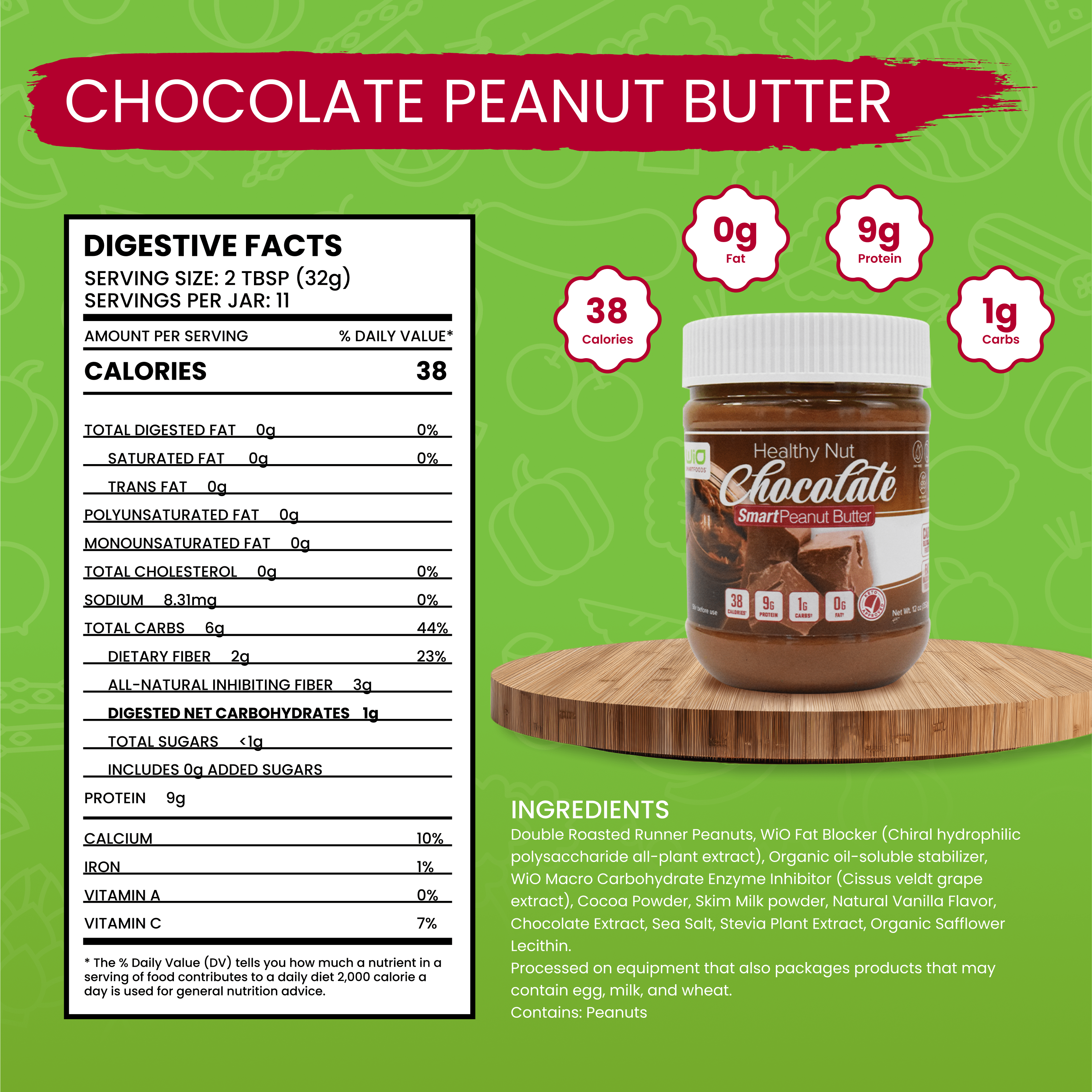 WiO Chocolate Peanut Butter
