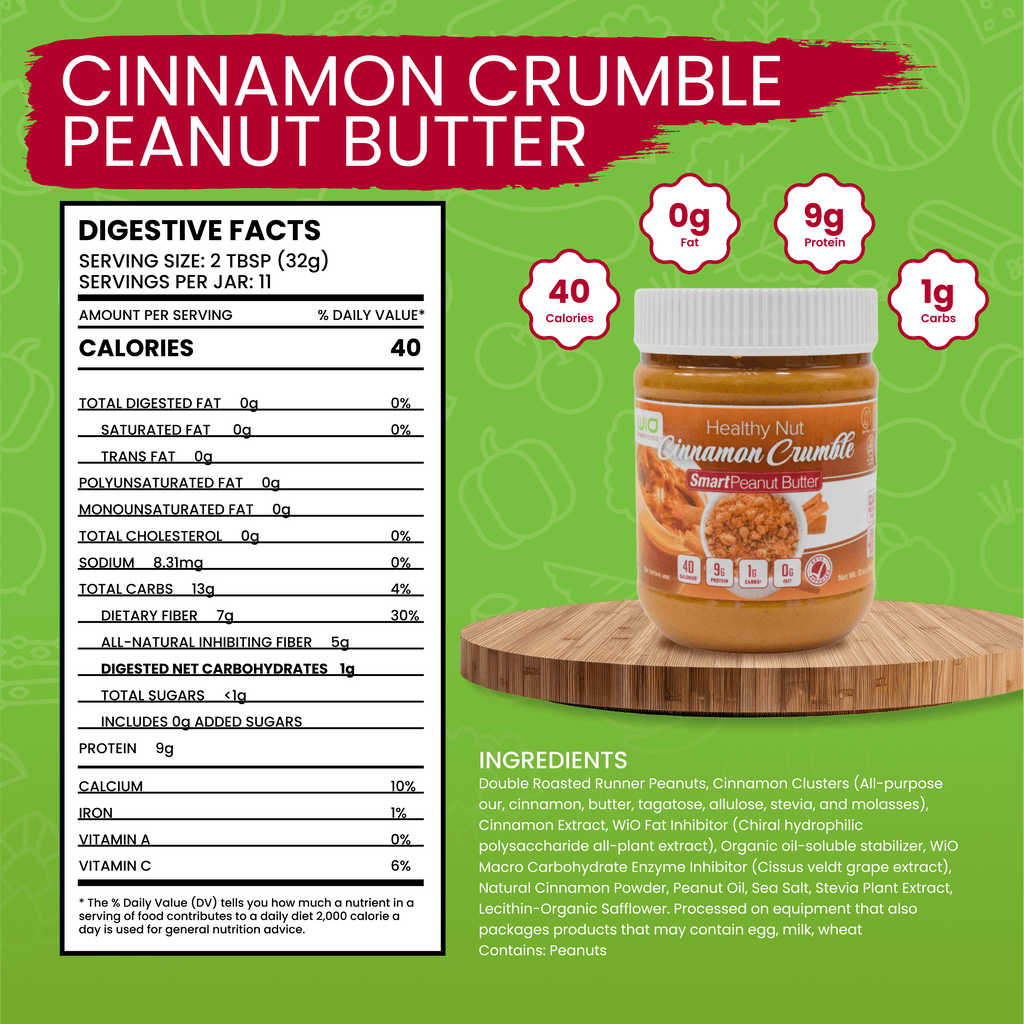 WiO Cinnamon Crumble Peanut Butter