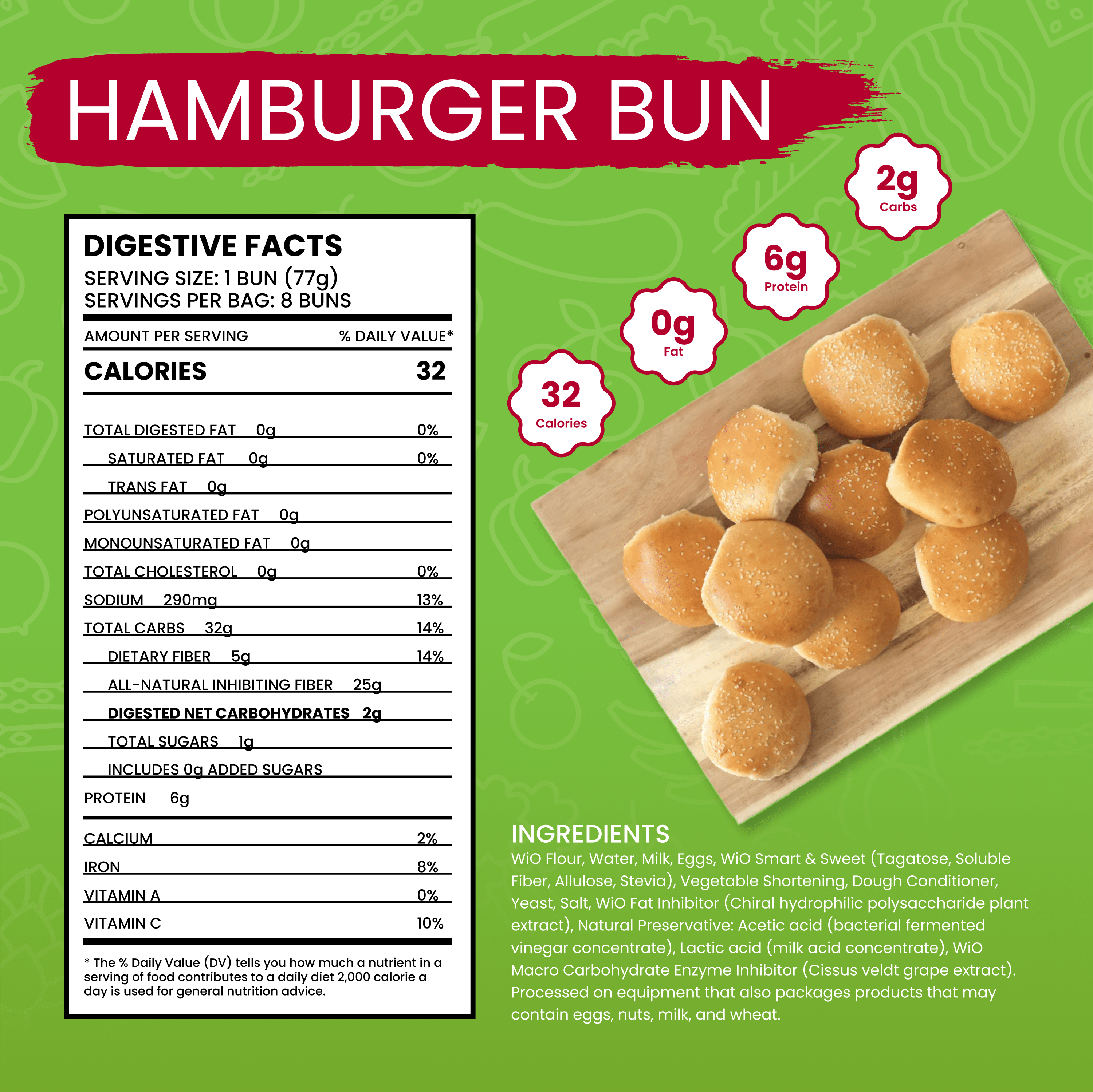 WiO Hamburger Buns