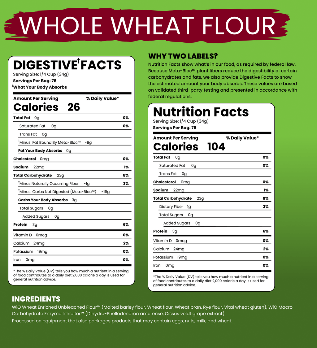 WiO Whole Wheat Flour (5lbs)